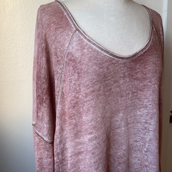 We The Free Long Sleeve Oversized Top S - Picture 3 of 6